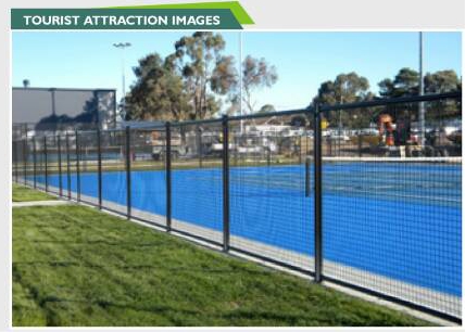 wire mesh fence swimming pool